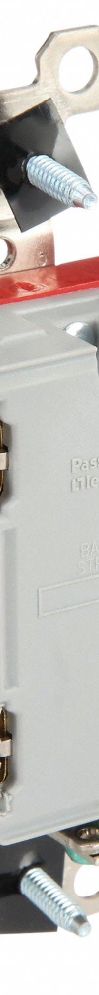 LEGRAND Wall Switch: Toggle Switch, Single Pole, Maintained, White, 120V AC, 20 A (MPN PS20AC1W). Key specifications — Illuminated: No.