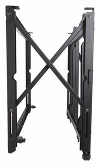 PEERLESS TV Wall Mount: Wall, For 65 in to 98 in Screens, Max. 225 lb, Tilting, 5° Down, 15° Up (MPN DS-VW795-QR). Key specifications — Manufacturer Part Number: DS-VW795-QR; Finish: Powder Coated; Includes Mounting Hardware: Yes; Material: Steel; Mounting Location: Wall; Brand: PEERLESS; Color: Black.