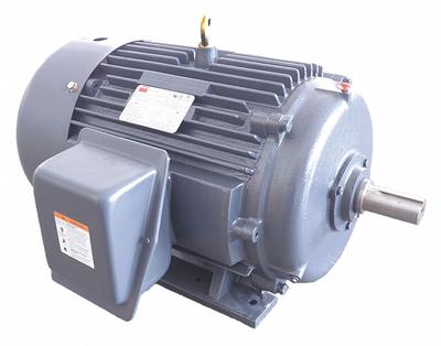Dayton General Purpose Motor: Rigid Base Mount, Totally Enclosed Fan Cooled, 25 hp - Rigid Base 3-Phase General Purpose AC Motors