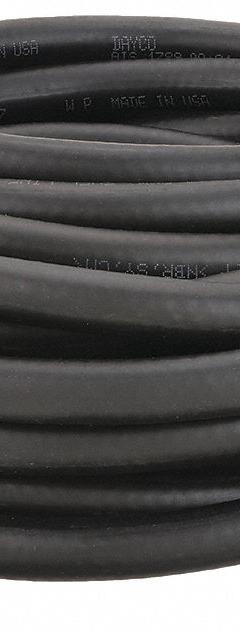 DAYCO Fuel Hose: 50 ft Hose Lg, 1/4 in Hose Inside Dia., Nitrile (MPN 80058). Key specifications — Temp. Range: -29° to 212°F; Standards: SAE J30R7.
