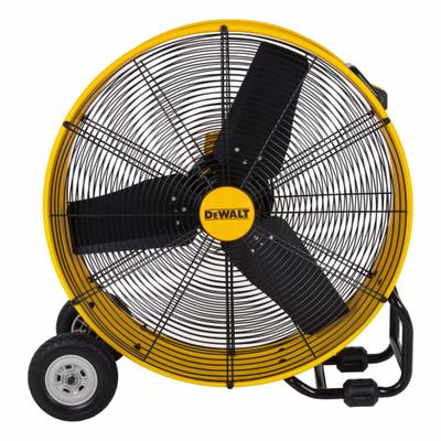 DEWALT Circulating Fan: 30 in Blade Dia, 120V AC, Mobile, 2/5 hp, Direct Drive - Standard Industrial Floor Fans