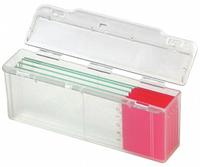 Lab Slide Mailer: Slides Holds Container, 5 Slides, Polypropylene, Natural (MPN 513065). Key specifications — Brand: GLOBE SCIENTIFIC; Color: Natural; Holds Container Style: Slides; Material: Polypropylene.