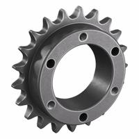 TSUBAKI Sprocket: For 40 Chain, 21 Teeth, 3.355 in Pitch Dia, 3.62 in Outside Dia, Steel (MPN 40SH21). Key specifications — Brand: TSUBAKI; Required Bushing Series: SH.