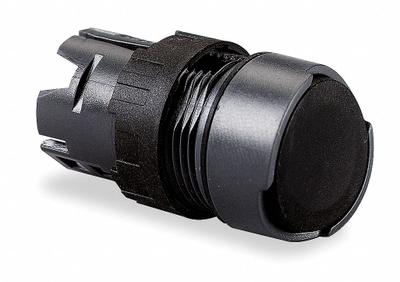 SCHNEIDER Flush Push Button: Green, 16 mm Mounting Size, Non-Metallic - Illuminated Flush-Mount Push-Button Operators