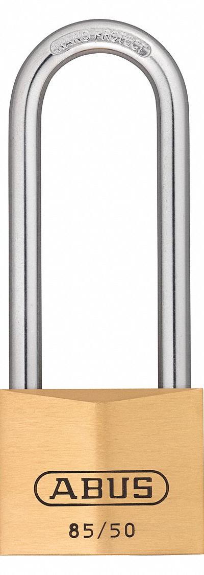 ABUS Padlock: Brass - Long Shackle Master Keyed Padlocks