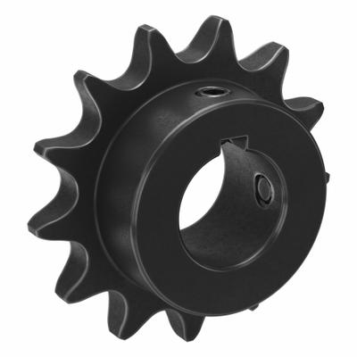 TSUBAKI Single Strand Sprocket: 50, For 5/8 in Chain Pitch, 1 in Bore Dia, 13 Teeth - Size 50 Fixed-Bore Roller Chain Sprockets