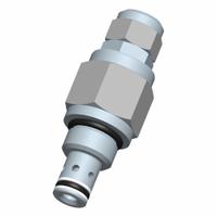 BUCHER HYDRAULICS Cartridge Valve: Steel, Screw-In, Screwdriver Adjustment, C08-20 Valve Cavity Size (MPN RVDA-08-N-C-0-50). Key specifications — attr1012059: RVDA-08-N-C-0-50; attr1250696: RVDA; attr1011660: Nitrile; attr1011632: Screwdriver; attr1011634: Steel; attr1011635: BUCHER HYDRAULICS; attr1011636: Steel; attr1011644: C08-20.