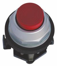 EATON Extended Push Button Operator: Non-Illuminated, Extended Profile, Metallic, 30 mm, 1NO (MPN HT8ABRA). Key specifications — Brand: EATON; Action: Momentary; Series: HT800; Push Button Material Type: Metallic.