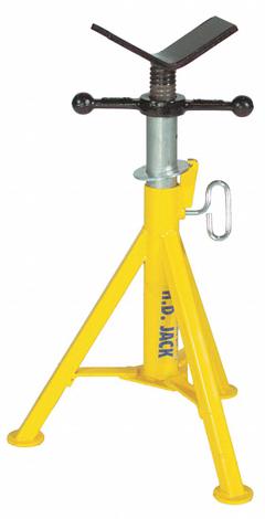 SUMNER V-Head Pipe Stand: V Head, 2,500 lb Max Load Capacity, Rigid Leg, 36 in Max Ht, 21 in Min Ht (MPN 4200). Key specifications — attr511105: Strut Tension Plate for Superior Lateral Support; attr511119: Rigid; attr511107: Metal; attr473852: SUMNER.