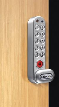 CODELOCKS Electronic Keyless Lock: Powder Coated, Cam Latch, 6 in Body Ht, 2 1/2 in Body Wd, Keypad (MPN KL1007SG-Clean). Key specifications — Finish: Powder Coated; Latch Type: Cam Latch; Brand: CODELOCKS; Manufacturer Part Number: KL1007SG-Clean.