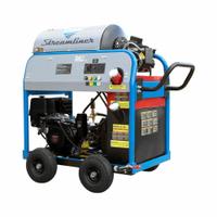 DELCO Streamliner Pressure Washer: Heavy Duty, Cart, 4,000 psi, 4 gpm, 389 cc Engine Displacement (MPN DSL4040253EDC1CA). Key specifications — attr1034375: Diesel; attr1034381: Honda; attr1037666: DELCO.