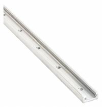 Linear Guide Rail: 14, 24 in Overall Lg, 1.32 in Overall Wd, 0.62 in Overall Ht, Aluminum Alloy (MPN RR14-024.000). Key specifications — Brand: PBC LINEAR; Size: 14; Nominal Rail Size: 14.