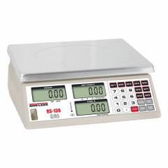 RICE LAKE WEIGHING SYSTEMS Food Scale: 9 1/2 in Weighing Surface Dp, 11 3/4 in Weighing Surface Wd (MPN 167941). Key specifications — Readability: 0.01 lb/0.005 kg/0.2 oz; Brand: RICE LAKE WEIGHING SYSTEMS; IP Rating: Not IP Rated.