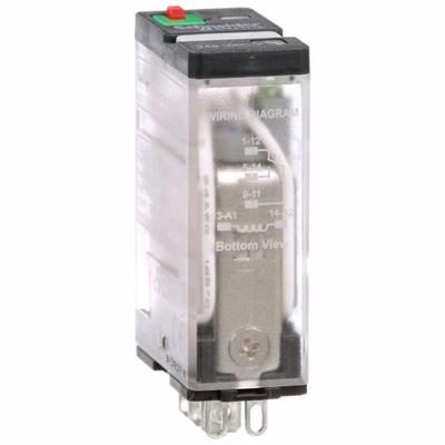 SCHNEIDER General Purpose Relay: Socket Mounted, 15 A Current Rating, 240V AC, SPDT - Socket-Mounted Relays