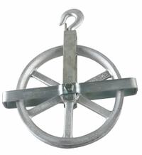 PEERLESS Pulley Block: Swivel, Lifting/Pulling, 1,200 lb Working Load Limit, Fibrous Rope, Sleeve (MPN 5-00-031595-). Key specifications — Product Type: Well Wheel Pulley Block; Brand: PEERLESS; Compatible Rope Type: Fibrous Rope; Pulley Type: Swivel; Attachment Type: Swivel Hook; Operation: Lifting; Bearing Type: Sleeve; Finish: Galvanized.
