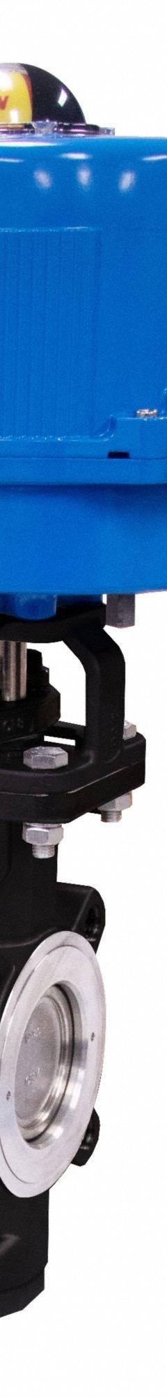 BONOMI Electrically Actuated Butterfly Valve: Carbon Steel, 100 to 240V AC, 3 in Pipe Size, Lug, FKM (MPN ME8101-003-3). Key specifications — Brand: BONOMI; Input Control Signal: Manual; Disc Material: Stainless Steel.