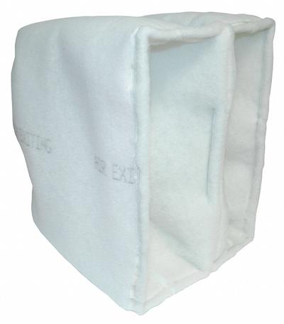 GRAINGER Cube Air Filter: 20 in x 20 in x 20 in, 2 Pockets, Synthetic, Blue/White - 3-Ply Cube Air Filters