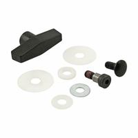 T-Slot Framing System Door Han: 40 Series, Metric, Steel/Polypropylene, Black, 63.3 mm x 19.1 mm (MPN 40-2799). Key specifications — Includes Fasteners: Yes; Brand: 80/20; Finish: Zinc/Matte; Material: Steel/Polypropylene.
