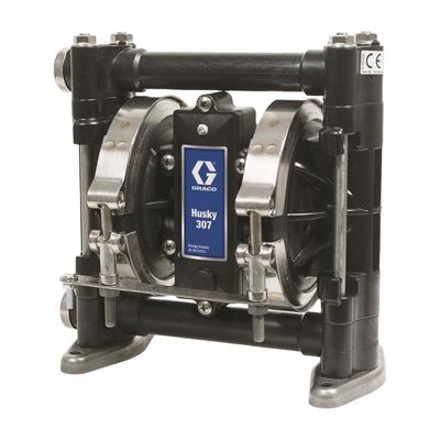 GRACO Diaphragm Pump: Acetal Body, 3/8 in, NPT Connection, 6.5 gpm, Not Specified Diaphragm - Acetal Housing AODD Pumps