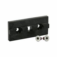 T-Slot Framing System Rollers: 15 Series, 2 25/32 in L x 1 1/4 in W x 3/8 in H, Black, Single Mount (MPN 6817-1). Key specifications — Brand: 80/20; Housing Material: UHMW PE; Includes: (2) 3650 #10-24 x 0.375 in Flat Head Socket Cap Screw (FHSCS); Finish: Smooth.