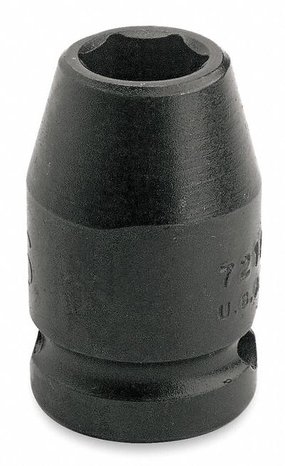 PROTO Impact Socket: 3/8 in Drive Size, Metric, 9 mm Socket Size, 6-Point, Std - 3/8" Drive Impact Sockets