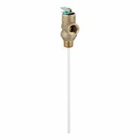 WATTS Temperature and Pressure Relief Valve: MNPT x FNPT, 1/2 in x 1/2 in Connection Size (MPN 1/2 LF1XL-8 150-210). Key specifications — Brand: WATTS; Body Material: Copper Silicon Alloy.