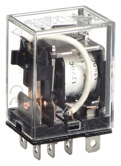 OMRON General Purpose Relay: Socket Mounted, 15 A Current Rating, 12V DC, SPDT - Socket-Mounted Relays