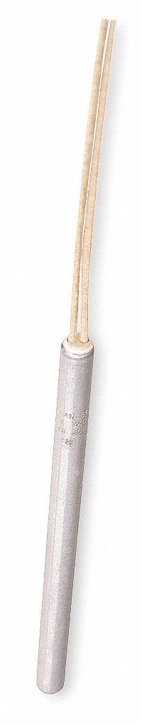 VULCAN Swaged Cartridge Heater: 150 W Watts, 2 3/8 in Lg, 10 in Lead Lg, 240V, 41 W/sq in (MPN C6360B). Key specifications — Watt Density: 41 W/sq in; Brand: VULCAN; Heater Voltage: 240V.