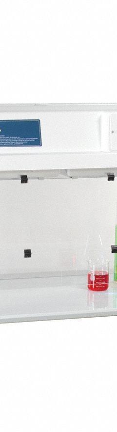 AIRCLEAN SYSTEMS Ductless Chemical Workstation: AC600, 48 in Overall Wd, 31 in Overall Ht, Clear (MPN AC648A). Key specifications — Assembly: Fully Assembled; Brand: AIRCLEAN SYSTEMS; Base/Stand Included: Yes; Blower Included: Yes; Work Surface Included: Yes.
