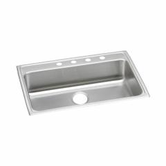JUST MANUFACTURING Bowl Drop-In Sink: 31 in Overall Lg, 22 in Overall Wd, 4 1/2 in Bowl Dp, 1 Bowls (MPN SLADA2231A454-J). Key specifications — Brand: JUST MANUFACTURING; Color Family: Silver/Gray.