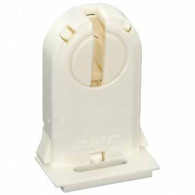 LEVITON Lampholder: Lamp Holder, Medium Bi-Pin (G13), Tall Profile Style, 1 3/4 in Overall Lg - Lampholders & Sockets