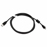 MONOPRICE Standard USB Cable: Type A End 1, Mini B End 2, Black, 6 ft Lg, 2.0 USB Specification (MPN 4931). Key specifications — End 1 Connection Type: Type A; Color: Black; Brand: MONOPRICE; End 2 Connection Type: Mini B.