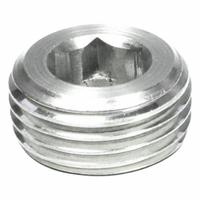 JW WINCO Threaded Plug: Stainless Steel, Metric Fine, M16x1.5 Thd, Internal Hex, 8 mm Drive Size (MPN 906-NI-M16X1.5-A). Key specifications — attr1303757: Stainless Steel; attr1303744: JW WINCO; attr1303766: M16x1.5; attr1303749: Internal Hex; attr1303767: Metric Fine.