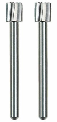 DREMEL Carving Bit: High Grade Steel, Cylinder, 1/4 in Head Wd, 3/16 in Head Lg, Carving Bit, 2 PK (MPN 196). Key specifications — attr1097418: Cylinder; attr1097420: High Grade Steel; attr1097427: DREMEL.