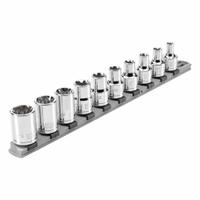 TEKTON Socket Set: 1/2 in Drive, 10 Piece, External Torx, Torx, E8 to E24 (MPN SHD92117). Key specifications — attr1224269: 1/2 in; attr1204685: Not Tether Capable; attr1227399: External Torx Standard Socket Set; attr1204650: E8 to E24; attr1204673: Socket Bits Not Included; attr1204688: TEKTON; attr1224230: Friction; attr1224354: No Thin Wall.