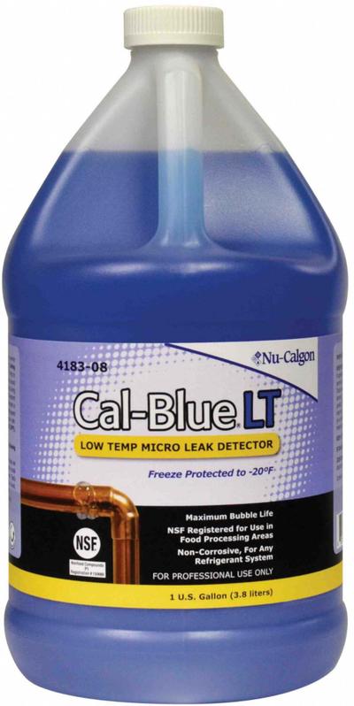 NU-CALGON Gas Leak Detector: 1 gal, Bottle, -20°F to 225°F Temp. Range - Food-Grade Leak Detection Fluids