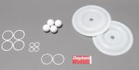 DAYTON Fluid End Repair Kit: Fluid End Repair Kit, 6PY74, PTFE, PTFE. Key specifications — Manufacturer Part Number: 6PY74.
