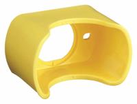 SCHNEIDER ELECTRIC Pushbutton Guard: 22 mm Panel Mounting Hole Dia, Yellow, Plastic, XB4 (MPN ZB4BZ2005). Key specifications — Manufacturer Part Number: ZB4BZ2005; Brand: SCHNEIDER; Compatible Product Type: Mushroom Head Push Buttons (2.5 in. Dia.); Compatible with Series: XB4; Material: Plastic.