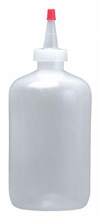 APPROVED VENDOR Dropper Bottle: HDPE, 500 mL, 16.9 fl oz, Closure Included, Dropper, Non-Sterile (MPN F11637-0016). Key specifications — Body Color: Colorless; Closure Color: White; Graduated: No; Brand: APPROVED VENDOR; Closure Included: Yes.