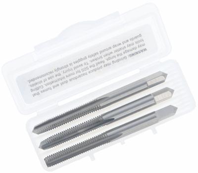 CHICAGO-LATROBE Tap Kit: #12-28 UNF, H3 / 2B, 4 Flute - Three-Piece Hand Tap Sets
