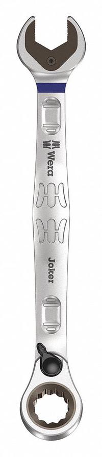 WERA Combination Wrench: Alloy Steel, Nickel Chrome, 16 mm Head Size, 8 3/8 in Overall Lg, Offset (MPN 05020071001). Key specifications — attr309600: 16 mm; attr309611: Nickel Chrome; attr309610: Alloy Steel; attr309604: Yes; attr309612: No; attr309613: No; attr309615: No; attr324932: WERA.