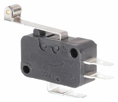 APPROVED VENDOR Miniature Snap Action Switch: Roller Lever Actuator, 1NO/1NC - Roller-Lever Snap-Action Switches