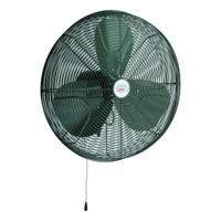CANARM Mounted Fan: 30 in Blade Dia, 120V AC, 1/4 hp Motor HP, Ceiling/Floor/Wall Mount, Oscillating (MPN CA30OSC-C). Key specifications — Brand: CANARM; Voltage: 120V AC; Number of Speeds: 3; Fan Mounting Location: Wall; Oscillation: Oscillating.