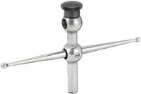 STARRETT Dial Indicator Hole Attachment: Dial Indicator Hole Attachment, Starrett 196 Series (MPN 196F). Key specifications — attr1183930: 3 in x 1 in x 3 in; attr1183931: 1/4 in; attr1183928: 196F; attr1183933: Dial Test Indicators; attr1183934: Starrett 196 Series; attr1183941: STARRETT; attr1183942: Dial Indicator Hole Attachment.