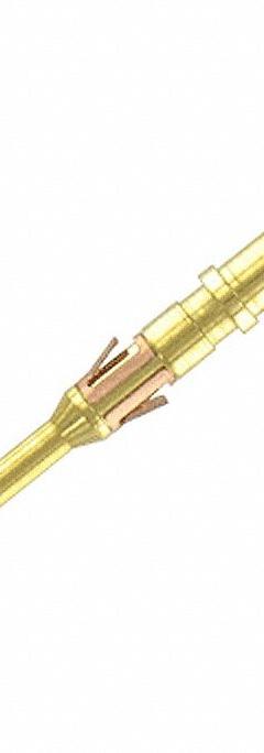 SOURIAU Crimp Contact: Machined, #16, Male, 22 to 20 AWG, Max 1.80 mm2 Insulator, Crimp, 750V, Gold (MPN RM20M13K). Key specifications — Connection Type: Crimp; Contact Size: #16; Product Packaging Form: Loose Contact; Wire Size (mm2): 0.32-0.52 mm2; Brand: SOURIAU; Pole Material: Copper Alloy; Wire Size: 22 to 20 AWG; Compatible with Series: UTP.