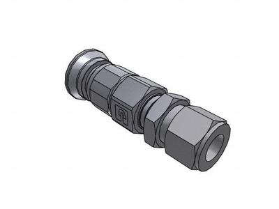 Parker Coupler: 1/2 in Coupling Size, A-Lok Bulkhead Tube End - CPI Series Hydraulic Quick-Connect Coupling Bodies