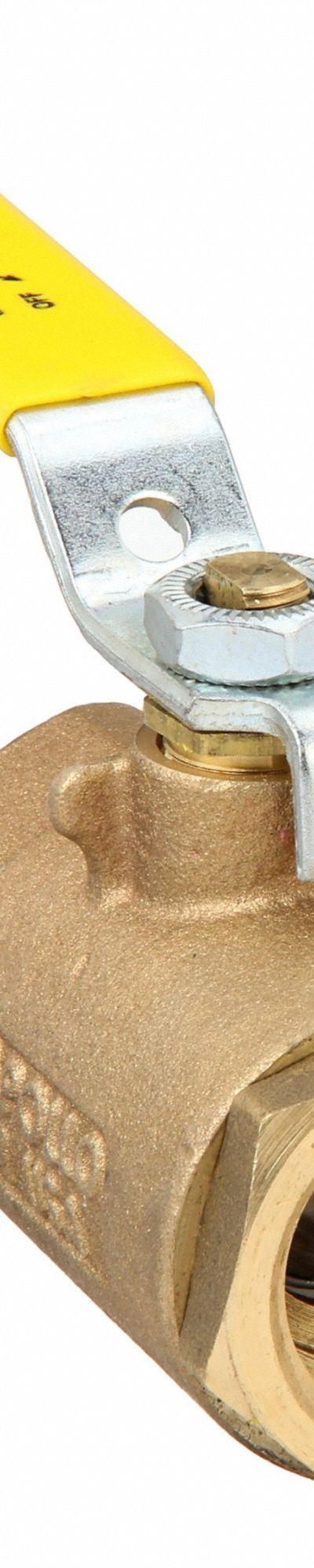 APOLLO Manual Two-Way Ball Valve: 1 in - Bronze Ball Valves with Drain