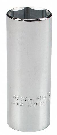 PROTO Socket: SAE, 1/2 in Drive Size, 1 1/8 in Socket Size, 6-Point, Deep, Chrome, Socket (MPN J5336H). Key specifications — attr1204417: PROTO; attr1204392: Chrome.