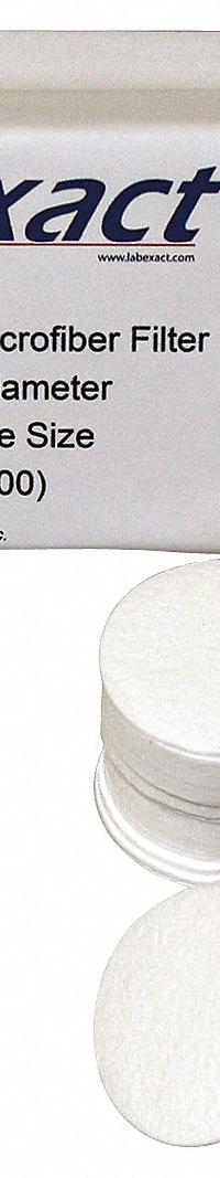 LABEXACT Glass Microfiber Filter: 934-AH, 2.1 cm Dia, 0.43 mm Thick, 1.5 um Pore Size (MPN LSS-AH2100). Key specifications — Product Type: Filter; Brand: LABEXACT.