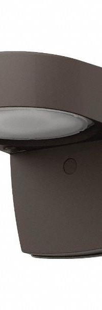 LED Entry Light: LED, 800 lm, 3000K/4000K/5000K, 9.5 W, 120V AC, Type V, 5 3/8 in Overall Ht (MPN OSC LED SWW2 120 PE DDB M4). Key specifications — Housing Color: Bronze; Color Temperature: 5000K.